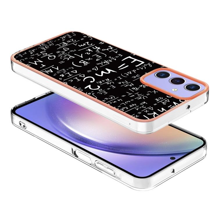 Electroplating Marble Dual-side IMD Phone case for Samsung Galaxy A15 5G, showcasing stylish design and durable TPU material.